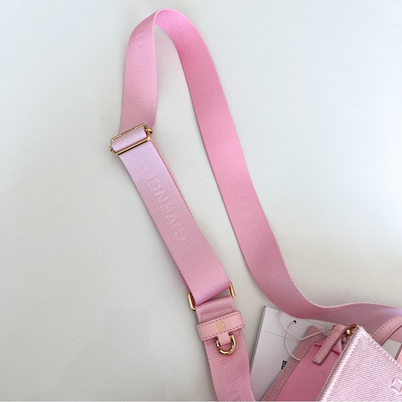 NWT Givenchy Mini G Logo Tote Shopping Bag in Pink - Picture 10 of 14